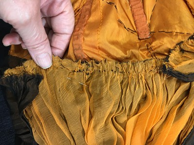 Lot 385 - A Jean Dessès haute couture chiffon evening gown, circa 1956