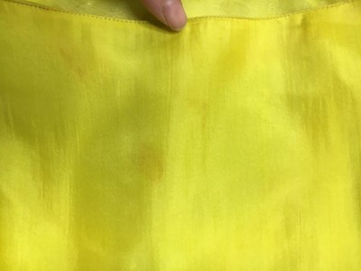 Lot 343 - A Christian Dior New York yellow matelassé silk evening gown, circa 1965