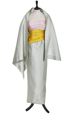 Lot 379 - A Pierre Balmain haute couture tricolour sheath, late 1950s