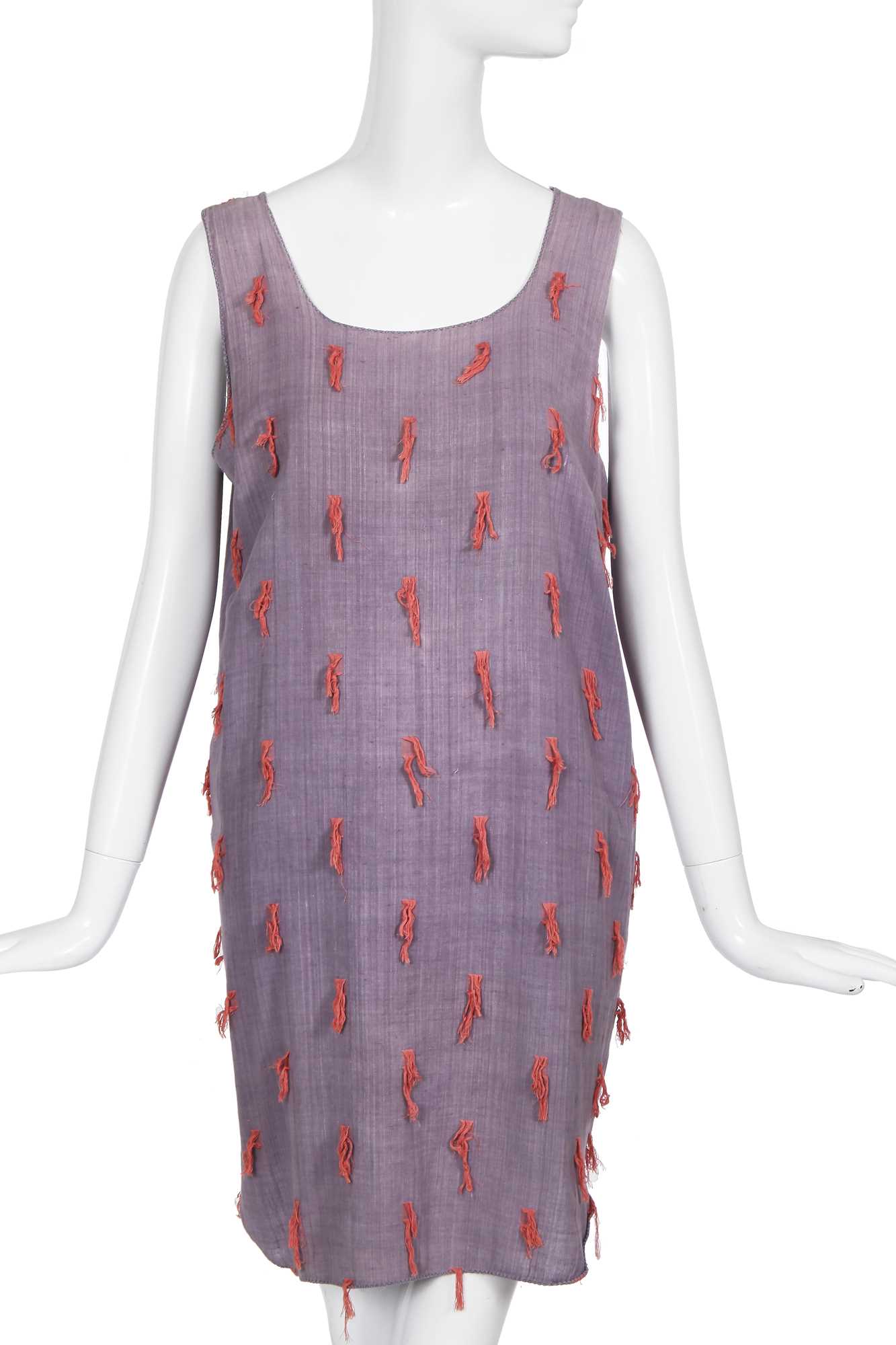 Lot 306 - A Westwood/McLaren cotton tunic, 'Savage' collection, Spring-Summer 1982