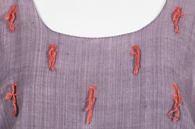 Lot 306 - A Westwood/McLaren cotton tunic, 'Savage' collection, Spring-Summer 1982