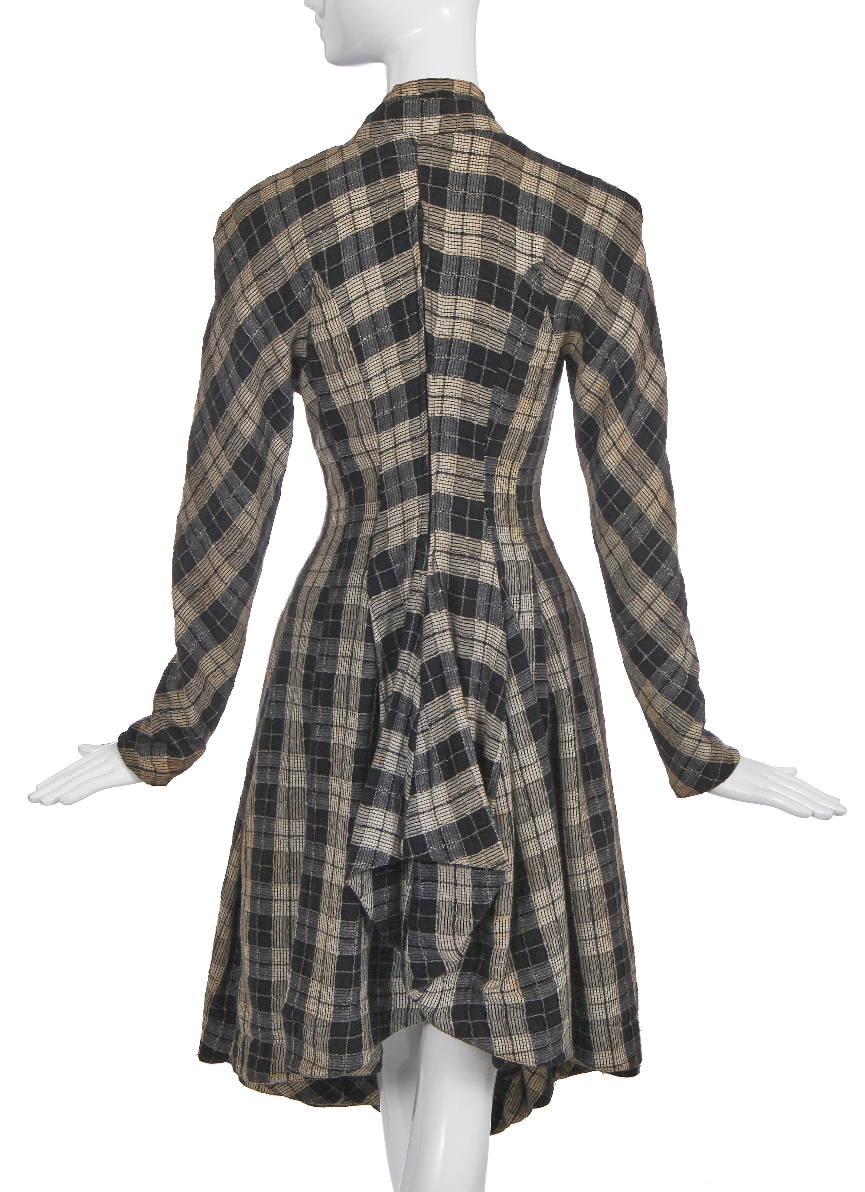 1987AW John Galliano Tartan Cotton Dress ワンピース