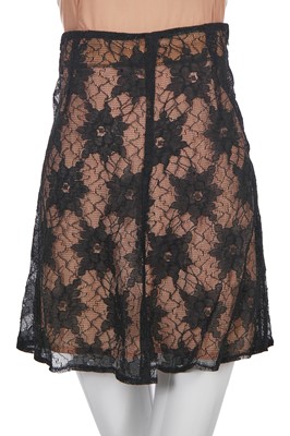 Lot 318 - A Biba black lace evening ensemble, 1969