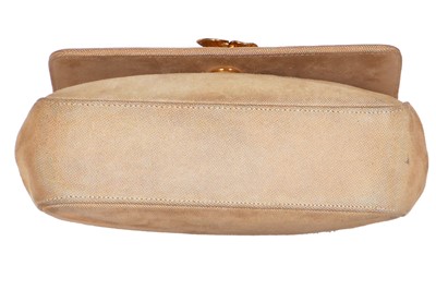 Lot 163 - A Chanel by Karl Lagerfeld printed suede flap bag circa 1998