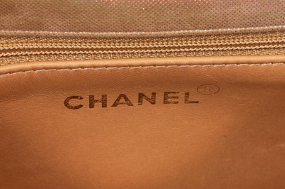 Lot 163 - A Chanel by Karl Lagerfeld printed suede flap bag circa 1998