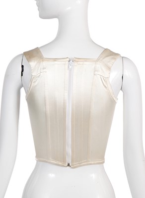 Lot 106 - A Vivienne Westwood baby portrait print corset, 'Always On Camera' collection, Autumn-Winter 1992-93
