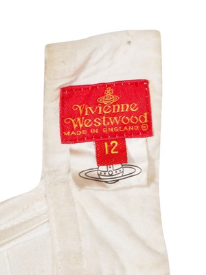 Lot 106 - A Vivienne Westwood baby portrait print corset, 'Always On Camera' collection, Autumn-Winter 1992-93