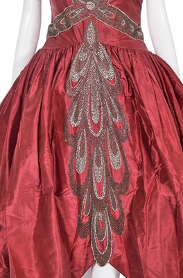 Lot 409 - A rare Jeanne Lanvin haute couture robe de style, Autumn-Winter 1926-27