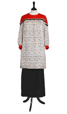Lot 401 - Denise Poiret's alphabet print smock, circa 1915