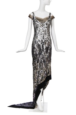 Lot 402 - A fine Paul Poiret sequined evening gown 'Reine Reflets' (Queen of Reflections), 1926