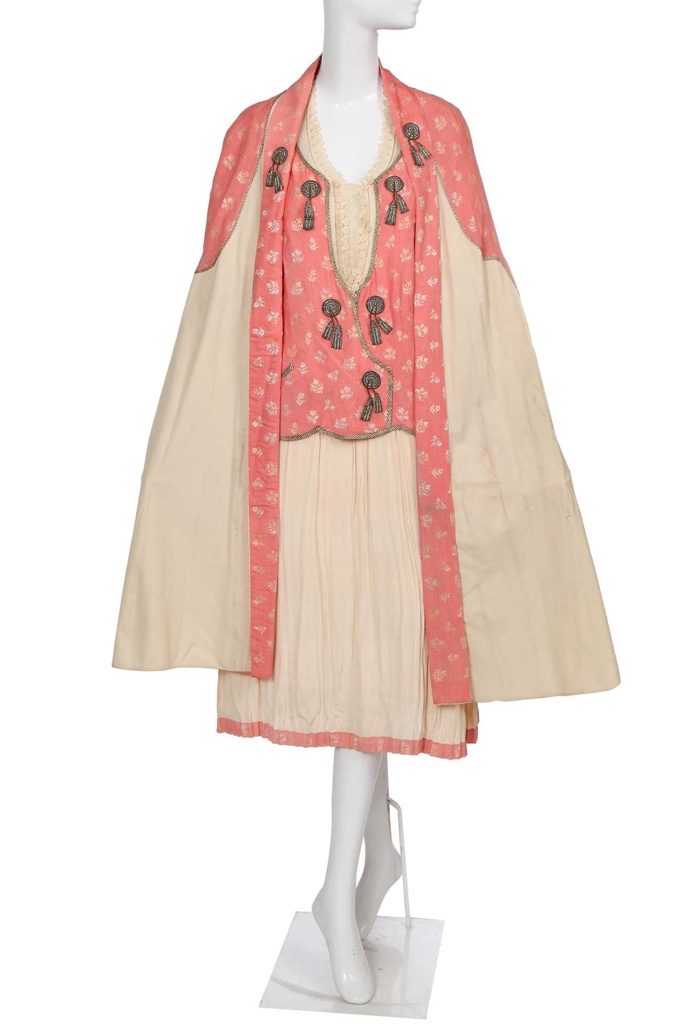 Lot 403 - A rare Paul Poiret silk afternoon ensemble, 1922-25