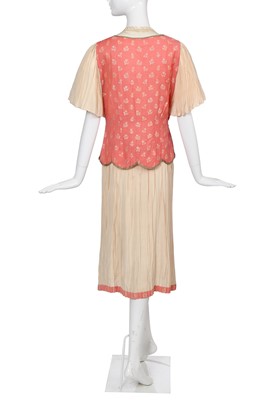 Lot 403 - A rare Paul Poiret silk afternoon ensemble, 1922-25