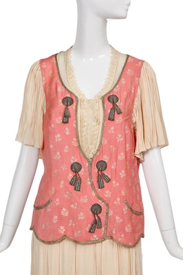 Lot 403 - A rare Paul Poiret silk afternoon ensemble, 1922-25