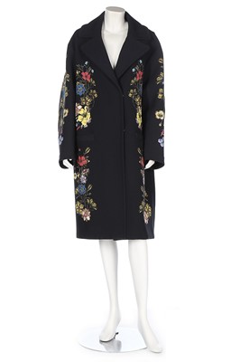 Lot 282 - An oversized Erdem coat, modern, labelled and...