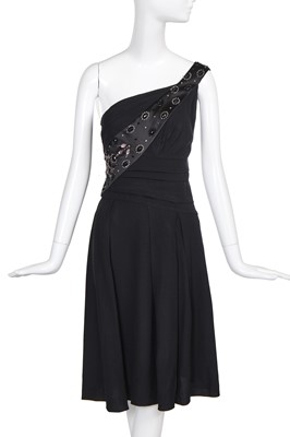 Lot 241 - A Christian Dior by John Galliano black crêpe dress, commercial collection 2007