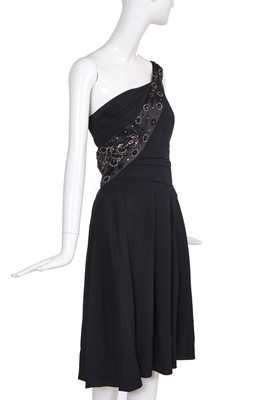 Lot 241 - A Christian Dior by John Galliano black crêpe dress, commercial collection 2007