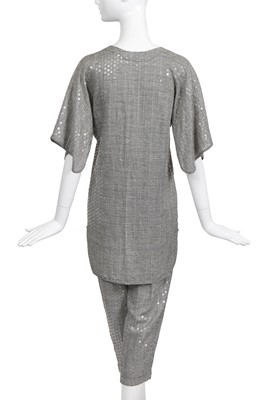 Lot 289 - A John Flett Glen plaid viscose-blend ensemble, 1980s