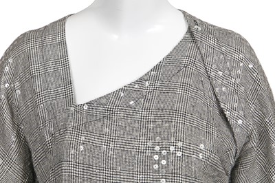Lot 289 - A John Flett Glen plaid viscose-blend ensemble, 1980s