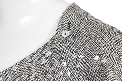 Lot 289 - A John Flett Glen plaid viscose-blend ensemble, 1980s