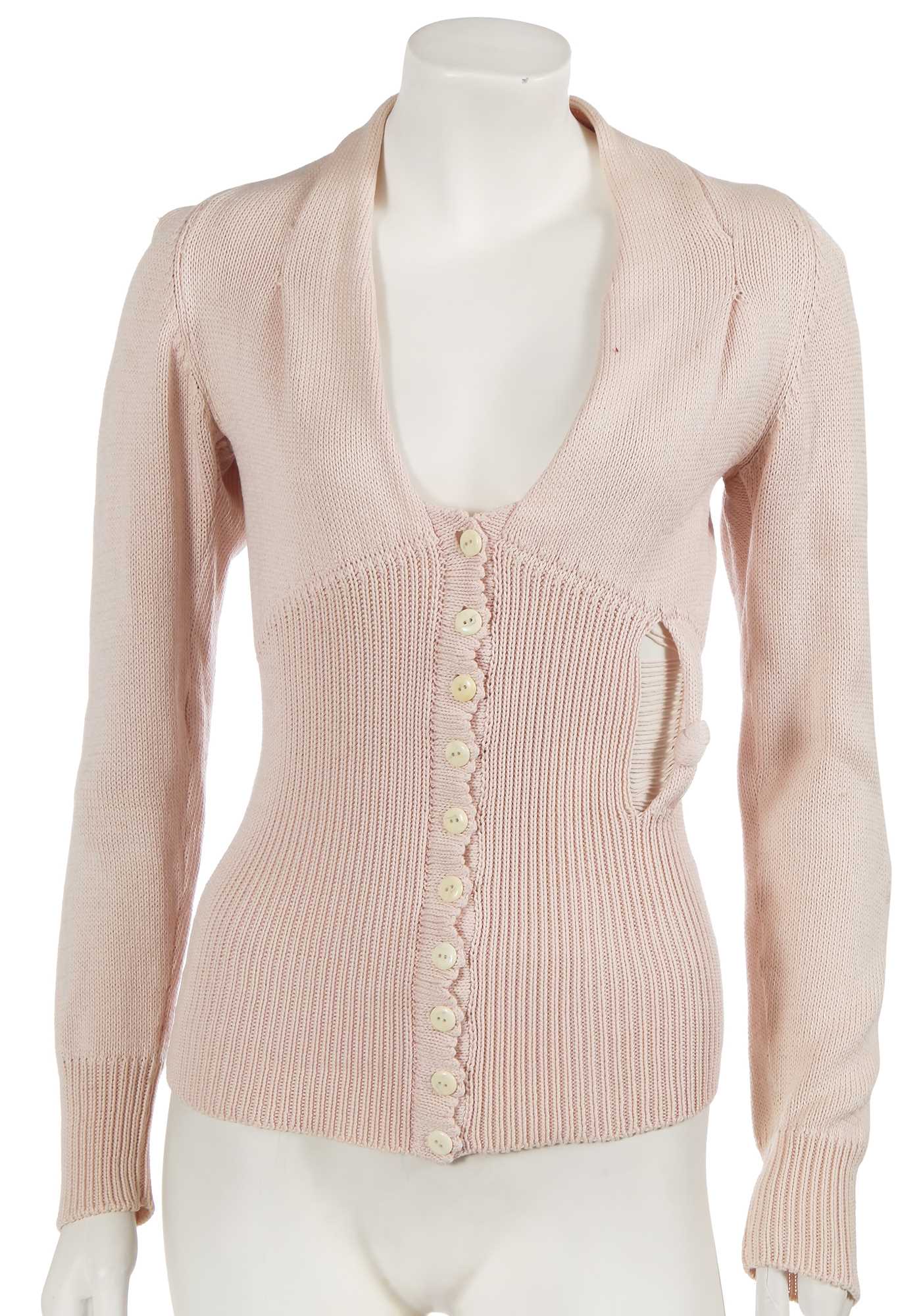 Lot 408 - A John Galliano knitted sweater, 'Blanche DuBois' collection Spring-Summer 1988