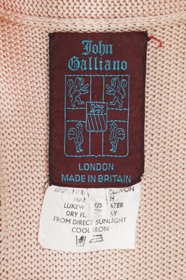 Lot 408 - A John Galliano knitted sweater, 'Blanche DuBois' collection Spring-Summer 1988