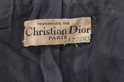 Lot 340 - A Christian Dior haute couture by Marc Bohan grey tweed suit, Model 135, 'Shopping', Spring-Summer 1964