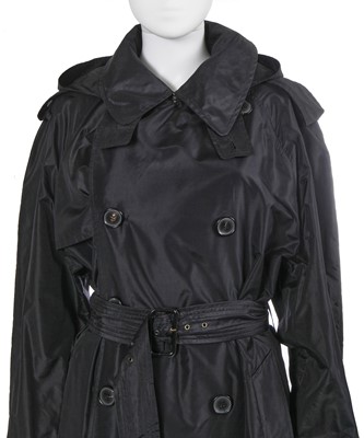 Lot 257 - A Jean Paul Gaultier green rayon-silk blend coat, ‘The Christo Effect’ collection, Autumn-Winter 2002-03