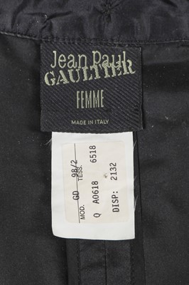 Lot 257 - A Jean Paul Gaultier green rayon-silk blend coat, ‘The Christo Effect’ collection, Autumn-Winter 2002-03