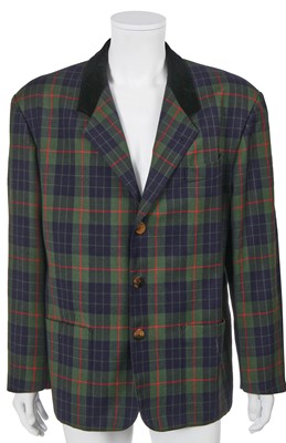 Lot 79 - A Jean Paul Gaultier men's beige cotton blend suit, ‘The Couple -Adam and Eve, Today’s Rastas’, Spring-Summer 1991