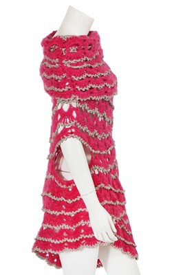 Lot 285 - A Junya Watanabe/Comme des Garçon pink mohair sweater-dress, Autumn-Winter 2004-05