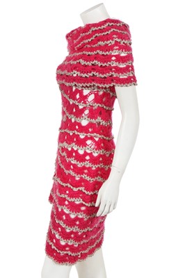 Lot 285 - A Junya Watanabe/Comme des Garçon pink mohair sweater-dress, Autumn-Winter 2004-05