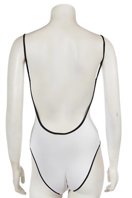 Lot 260 - A Christian Dior by John Galliano printed stretch polyamide body, 'Street Chic' collection, Spring-Summer 2002