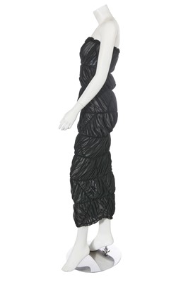Lot 279 - A Comme des Garçons black polyester dress, 2008