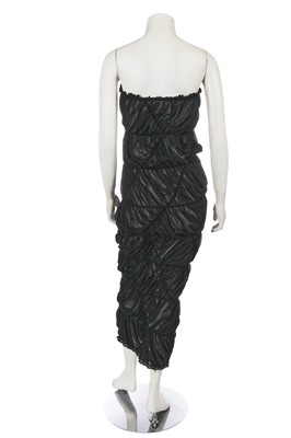 Lot 279 - A Comme des Garçons black polyester dress, 2008