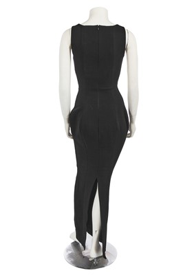 Lot 230 - A Dolce and Gabbana black viscose dress, probably 2010s