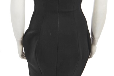 Lot 230 - A Dolce and Gabbana black viscose dress, probably 2010s