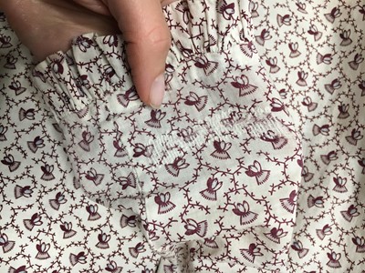 Lot 54 - A roller-printed cotton day dress, English, circa 1808