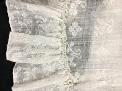 Lot 1 - A printed Indian chintz open robe, English, 1795-1796