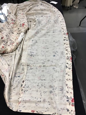 Lot 1 - A printed Indian chintz open robe, English, 1795-1796