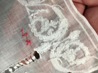 Lot 6 - A printed cotton round gown, French, circa 1797