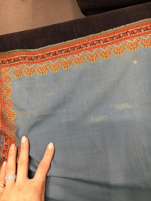 Lot 110 - A white percale cotton gown, English, circa 1815