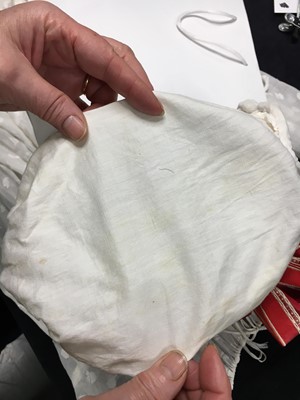 Lot 55 - A whitework embroidered muslin day dress, English, circa 1808