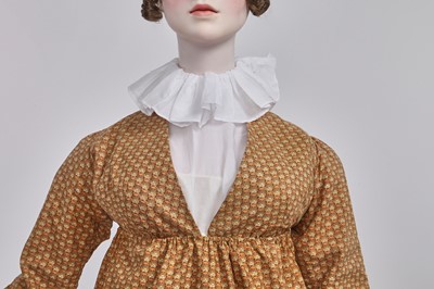 Lot 106 - A Provençal printed cotton day dress, French, circa 1815