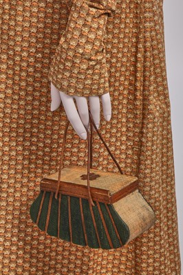 Lot 106 - A Provençal printed cotton day dress, French, circa 1815