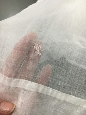 Lot 8 - An Indian muslin robe en chemise, French, circa 1798