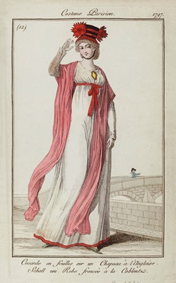 Lot 8 - An Indian muslin robe en chemise, French, circa 1798