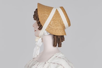 Lot 30 - A printed cotton day dress, English, circa 1805