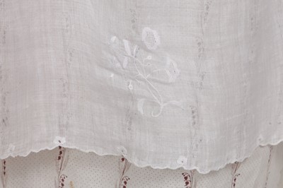 Lot 30 - A printed cotton day dress, English, circa 1805