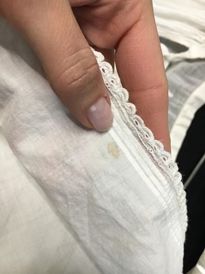 Lot 105 - A white cotton spencer, circa 1815