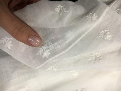 Lot 105 - A white cotton spencer, circa 1815